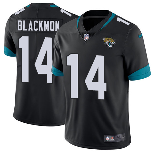 Jacksonville Jaguars 14 Justin Blackmon Black Team Color Youth Stitched NFL Vapor Untouchable Limited Jersey